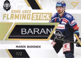 BARÁNEK Marek SPORTZOO 2021/2022 Flaming Stick FS-MB NAMEPLATE 1/2 