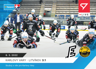 Karlovy Vary - Litvínov SportZoo 2021/2022 Live L-118 /62