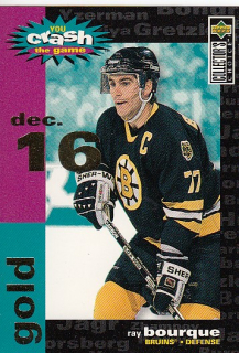 BOURQUE Ray UD Collector´s Choice 1995/1996 Crash The Game C24 Gold 16 dec.