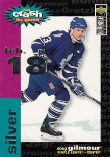 GILMOUR Doug UD Collector´s Choice 1995/1996 Crash the Game C21 Silver 18 feb.