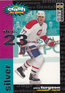 TURGEON Pierre UD Collector´s Choice 1995/1996 Crash the Game C15 Silver 23 dec.