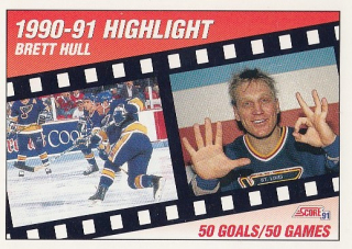 HULL Brett Score 1991/1992 č. 302 Highlights