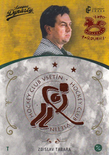 TABARA Zdislav Legendary Cards League Dynasty Vsetín č. 134 Cooper EXPO 2022 /3
