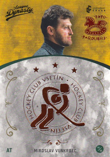 VENKRBEC Miroslav Legendary Cards League Dynasty Vsetín č. 135 Cooper EXPO 2022 /3