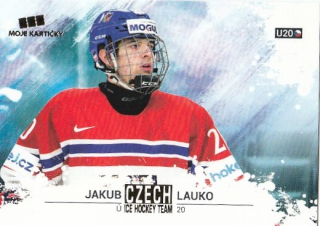 LAUKO Jakub Czech Ice Hockey Team 2018 č. 50 Gold /25