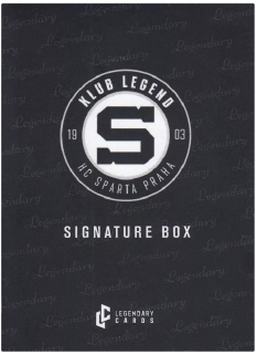 Balíček SET Legendary Cards Klub Legend HC Sparta Praha Signature Box /77