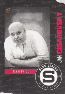 CÍSAŘOVSKÝ Jan Legendary Cards Klub Legend HC Sparta Praha č. 6