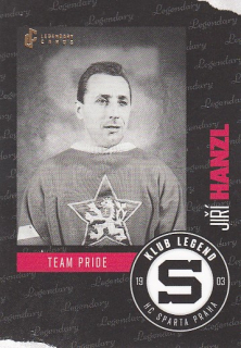 HANZL Jiří Legendary Cards Klub Legend HC Sparta Praha č. 4