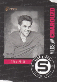 CHAROUZD Miloslav Legendary Cards Klub Legend HC Sparta Praha č. 9