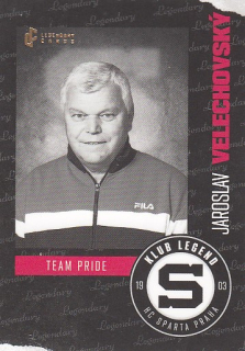 VELECHOVSKÝ Jaroslav Legendary Cards Klub Legend HC Sparta Praha č. 17