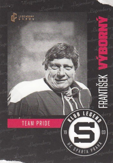 VÝBORNÝ František Legendary Cards Klub Legend HC Sparta Praha č. 22
