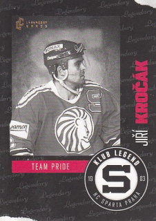 KROČÁK Jiří Legendary Cards Klub Legend HC Sparta Praha č. 35
