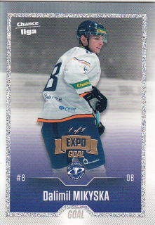 MIKYSKA Dalimil GOAL Cards 2022/2023 č. 62 Expo Rainbow 1/1