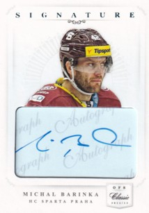BARINKA Michal OFS Classic 2014/2015 Authentic Signature AS-2 /49 