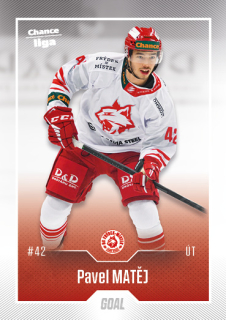 MATĚJ Pavel GOAL Cards 2022/2023 č. 341