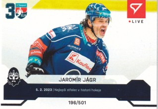 JÁGR Jaromír SportZoo 2022/2023 Live L-087 /501