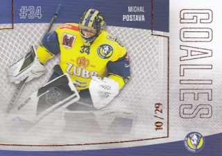 POSTAVA Michal GOAL Cards 2022/2023 Goalies č. 28 Parallel /29