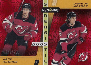 HUGHES Jack MERCER UD Synergy 2021/2022 Synergistic Duos SD-17 /299