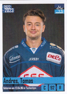ANDRES Tomáš DEL2 2022/2023 Sticker č. 48