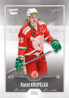 KŘEPELKA Karel GOAL Cards 2022/2023 č. 449 Silver /60
