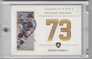 HORÁK Roman Legendary Cards Records ELH ZC-PS6 Gold /20