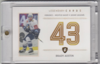 AUSTIN Brady Legendary Cards Records ELH ZC-DP3 Gold /20