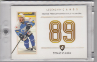 VLASÁK Tomáš Legendary Cards Records ELH ZC-PG5 Gold /20