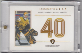 ORCT Zdeněk Legendary Cards Records ELH ZC-MS03 Gold /20