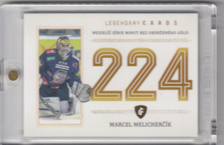 MELICHERČÍK Marcel Legendary Cards Records ELH ZC-SS4 Gold /20