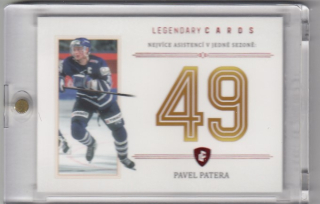 PATERA Pavel Legendary Cards Records ELH ZC-AS3 Red /10