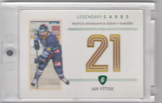 VÝTISK Jan Legendary Cards Records ELH ZC-S12 Emerald /5