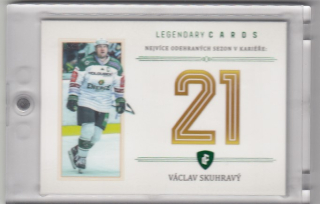 SKUHRAVÝ Václav Legendary Cards Records ELH ZC-S14 Emerald /5