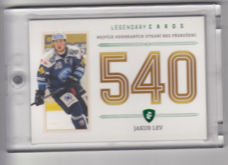 LEV Jakub Legendary Cards Records ELH ZC-P02 Emerald /5