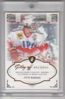 KADLEC Petr Legendary Cards Records ELH PPG-01 Gold /20