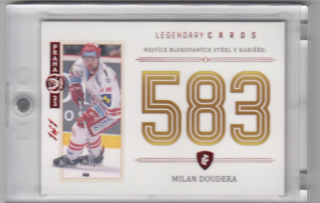 DOUDERA Milan Legendary Cards Records ELH ZC-MB3 Red EXPO 1of1