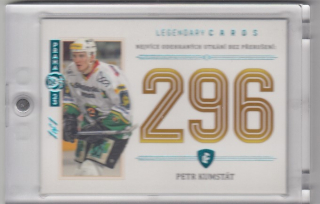 KUMSTÁT Petr Legendary Cards Records ELH ZC-P05 Turquoise EXPO 1of1