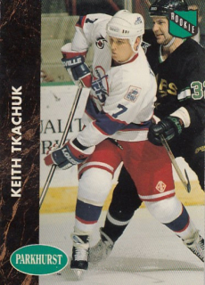 TKACHUK Keith Parkhurst 1991/1992 č. 424 Rookie