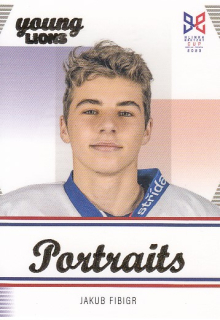 FIBIGR Jakub Legendary Cards Hlinka Gretzky Cup 2023 Portraits P-4