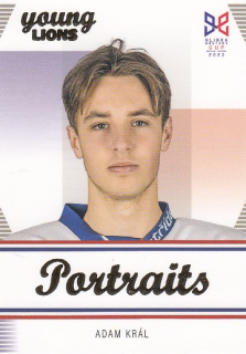 KRÁL Adam Legendary Cards Hlinka Gretzky Cup 2023 Portraits P-8