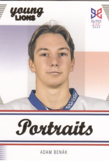 BENÁK Adam Legendary Cards Hlinka Gretzky Cup 2023 Portraits P-15