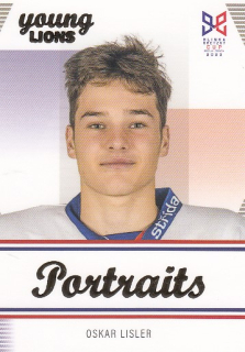 LISLER Oskar Legendary Cards Hlinka Gretzky Cup 2023 Portraits P-17