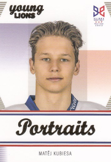 KUBIESA Matěj Legendary Cards Hlinka Gretzky Cup 2023 Portraits P-18