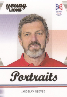 NEDVĚD Jaroslav Legendary Cards Hlinka Gretzky Cup 2023 Portraits P-24