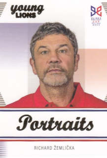 ŽEMLIČKA Richard Legendary Cards Hlinka Gretzky Cup 2023 Portraits P-25