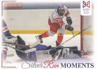 KUBIESA Matěj Legendary Cards Hlinka Gretzky Cup 2023 Silver Run Moments SRM-04