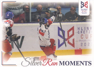 KUBIESA Matěj Legendary Cards Hlinka Gretzky Cup 2023 Silver Run Moments SRM-05