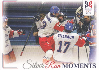 Český tým Legendary Cards Hlinka Gretzky Cup 2023 Silver Run Moments SRM-08