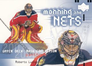 LUONGO Roberto UD Mask Collection 2001/2002 č. 113 Manning the Nets