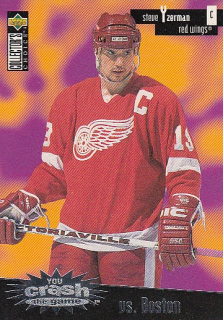 YZERMAN Steve UD Collector´s Choice 1996/1997 Crash the Game C10 Silver