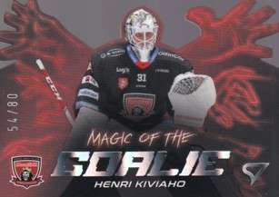 KIVIAHO Henri SPORTZOO 2023/2024 Magic of the Goalie MG-02 Die Cut /80